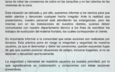 ALERTA A LA COMUNIDAD DEL SECTOR III DE TRONCONAL II – BARCELONA